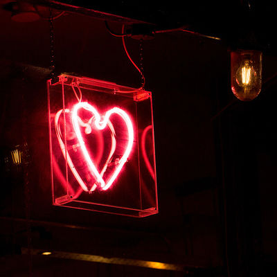 amor Highspan de la boda de las letras de 8-10m m Dia Tube Light Up Neon