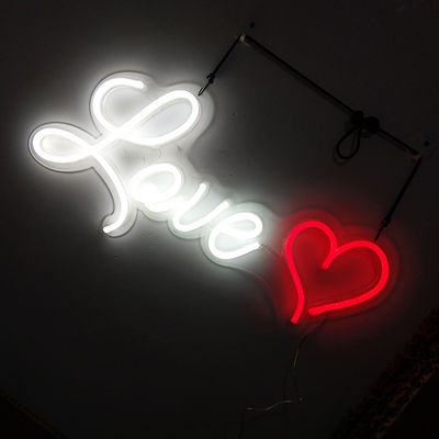 Letras de canal de neón de neón de encargo del amor de la muestra de la UL que se casan para la pared