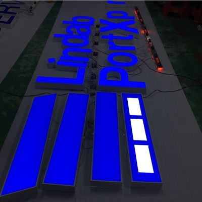 Colores de Logo Channel Letter Sign Custom PMS del frente de la tienda de la tienda